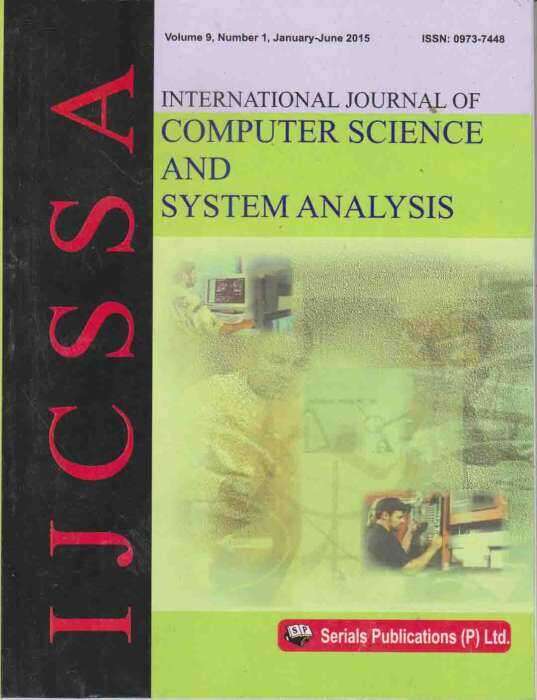 International Journal Of Computer Science And System Analysis Journal