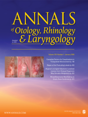 Annals of Otology, Rhinology, and Laryngology Journal Subscription