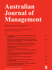 Australian Journal of Management Journal Subscription