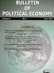 Bulletin of Political Economy Journal Subscription