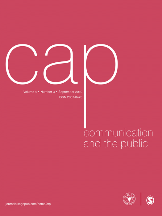 Communication & the Public Journal Subscription