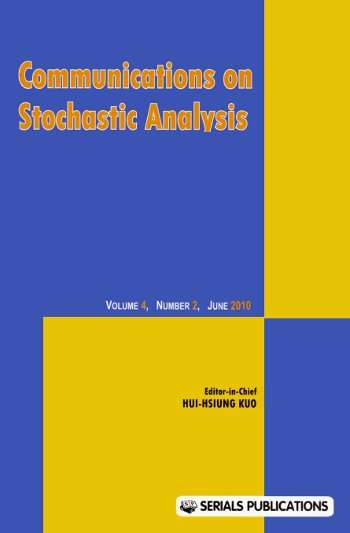 Communications on Stochastic Analysis Journal Subscription