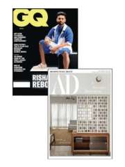 GQ+AD Architectural Digest India Combo Magazine Subscription