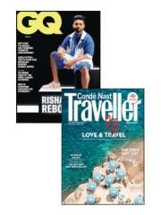 GQ+Condé Nast Traveller India Combo Magazine Subscription