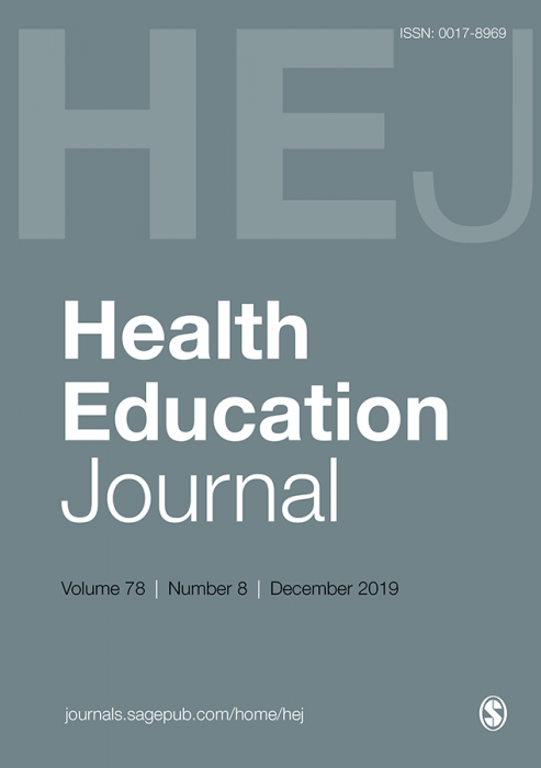 health education journal author guidelines