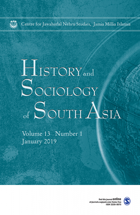 History and Sociology of South Asia Journal Subscription