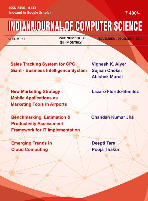 INDIAN JOURNAL OF COMPUTER SCIENCE Journal Subscription