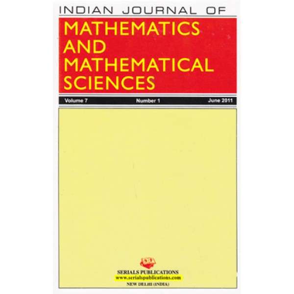 Indian Journal of Mathematics and Mathematical Sciences Journal Subscription