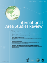 International Area Studies Review Journal Subscription