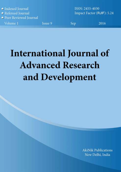 journal of advanced review on scientific research