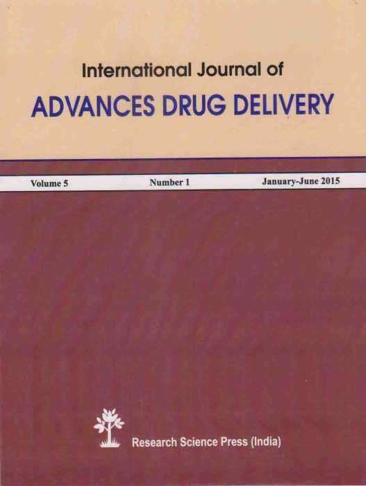 International Journal of Advances Drug Delivery Journal Subscription