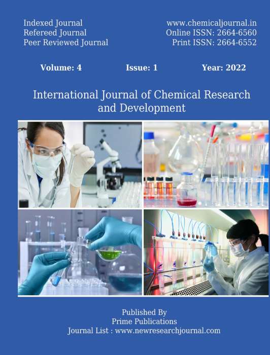 International Journal of Chemical Research and Development Journal Subscription