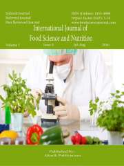 International Journal of Food Science and Nutrition Journal Subscription