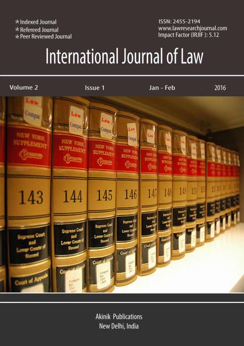 international journal of legal research and studies