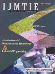 International Journal of Manufacturing Technology and Industrial Engineering Journal Subscription
