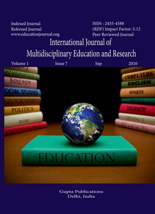 journal of multidisciplinary studies in education