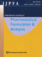 International Journal of Pharmaceutical Formulation and Analysis Journal Subscription