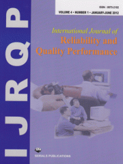 International Journal of Reliability and Quality Performance Journal Subscription