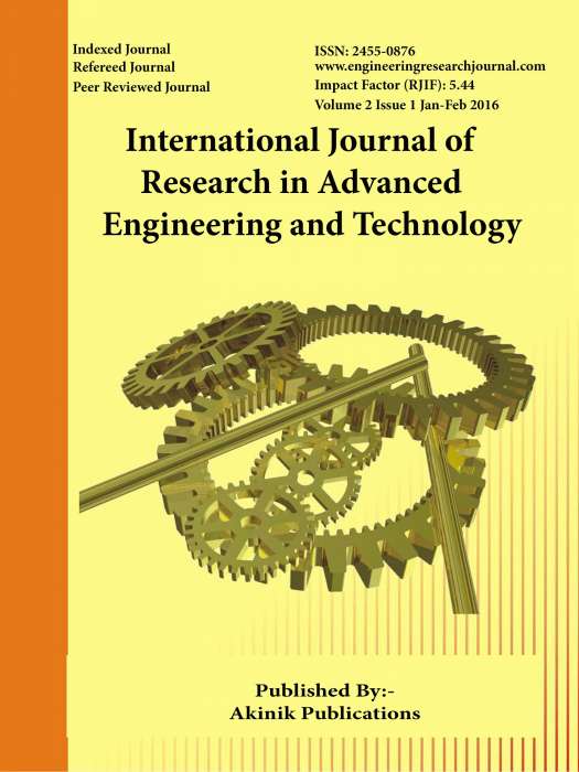 Buy International Journal Of Research In Advanced Engineering And