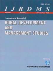 International Journal of Rural Development and Management Studies Journal Subscription