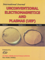 International Journal Unconventional Electromagnetics and Plasmas (UEP) Journal Subscription
