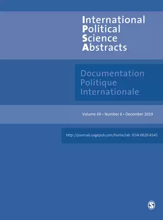 International Political Science Abstracts / Documentation Politique Internationale Journal Subscription