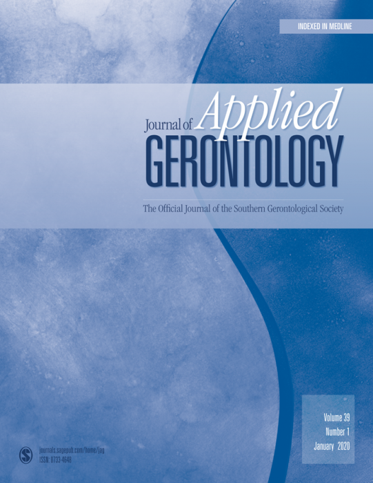 Journal of Applied Gerontology Journal Subscription