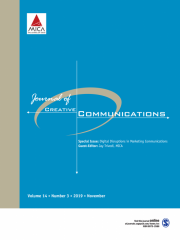 Journal of Creative Communications Journal Subscription