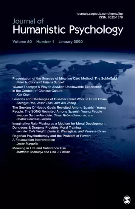 Journal of Humanistic Psychology Journal Subscription