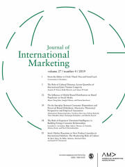 Journal of International Marketing Journal Subscription