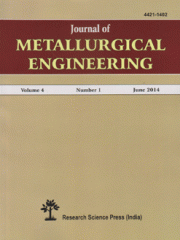Journal of Metallurgical Engineering Journal Subscription