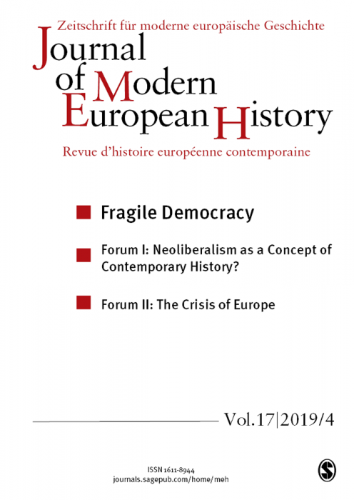 Journal of Modern European History Journal Subscription