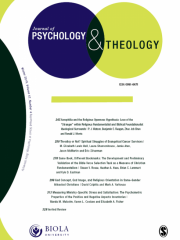 Journal of Psychology and Theology Journal Subscription