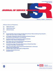 Journal of Service Research Journal Subscription