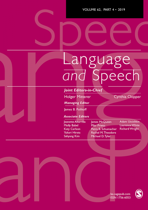 computer speech and language journal