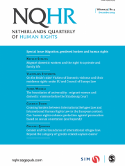 Netherlands Quarterly of Human Rights Journal Subscription