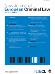 New Journal of European Criminal Law Journal Subscription
