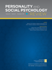 Personality and Social Psychology Review Journal Subscription