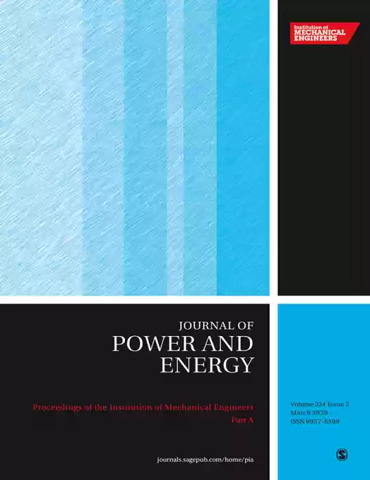 Proceedings of the Institution of Mechanical Engineers, Part A: Journal of Power and Energy Journal Subscription