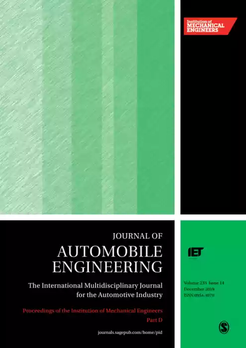Proceedings of the Institution of Mechanical Engineers, Part D: Journal of Automobile Engineering Journal Subscription