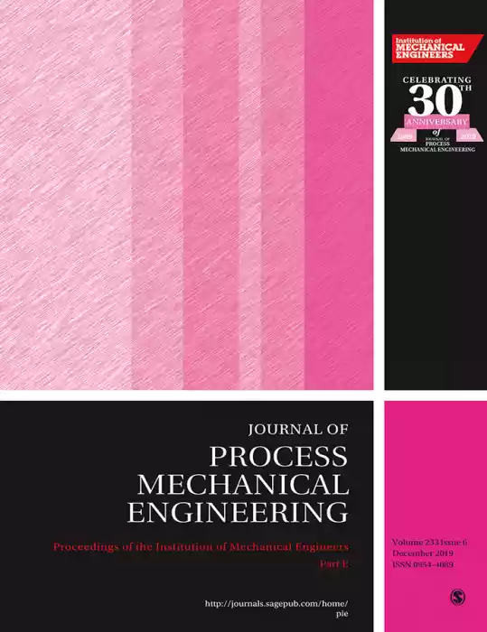 Proceedings of the Institution of Mechanical Engineers, Part E: Journal of Process Mechanical Engineering Journal Subscription