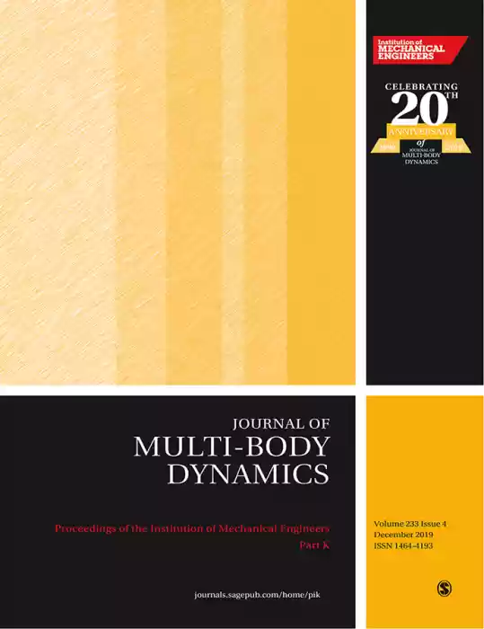 Proceedings of the Institution of Mechanical Engineers, Part K: Journal of Multi-body Dynamics Journal Subscription