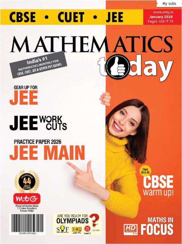 Mathematics Today Magazine Subscription