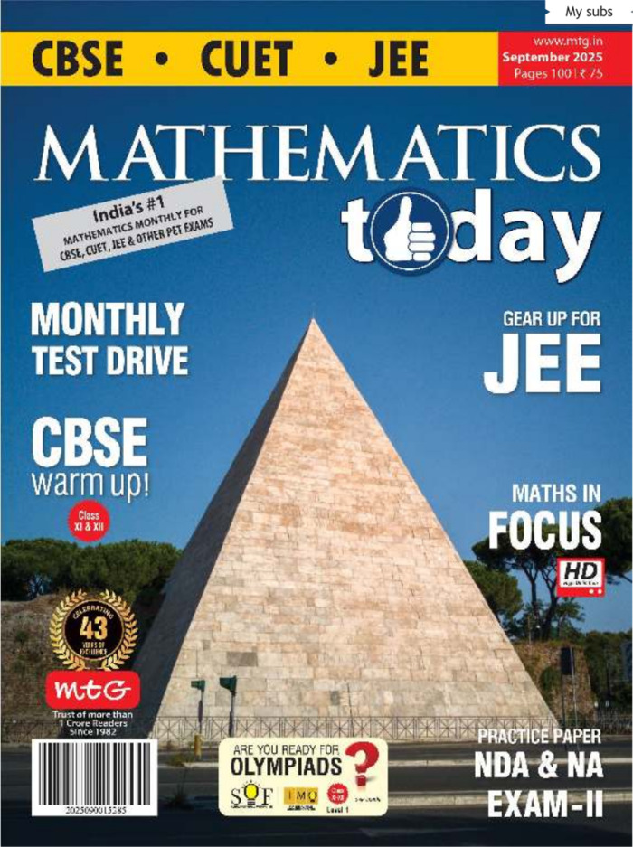 Mathematics Today Magazine Subscription