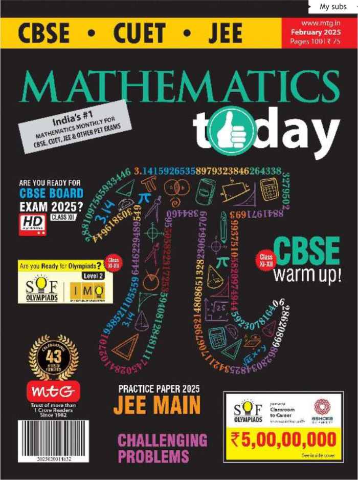 Mathematics Today Magazine Subscription