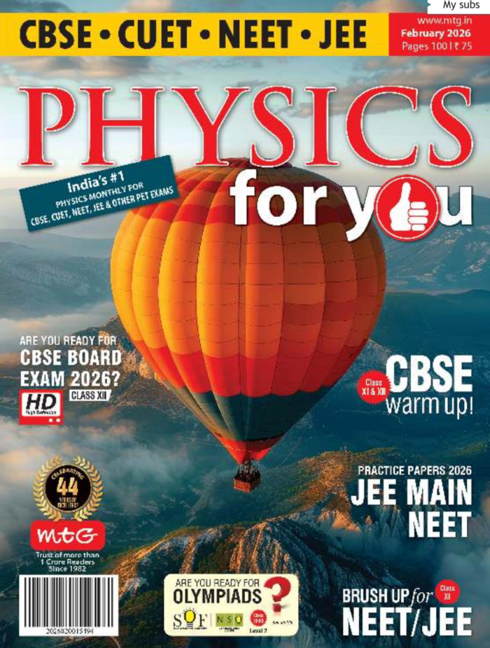 Physics For You Magazine Subscription