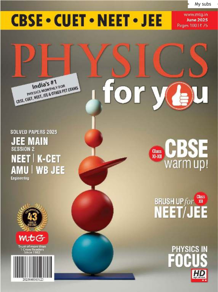Physics For You Magazine Subscription