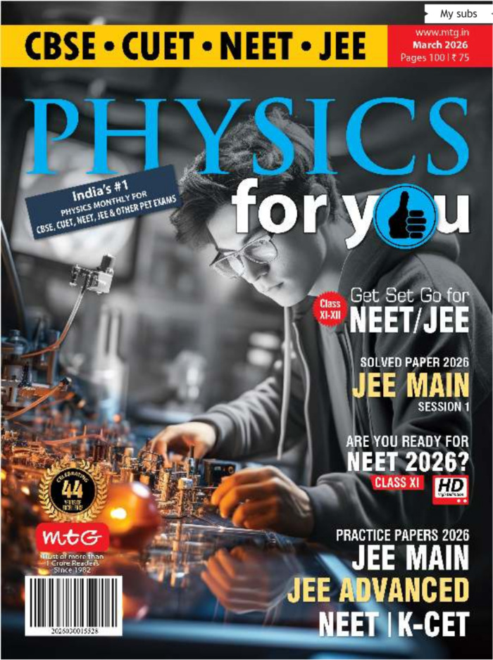 Physics For You Magazine Subscription Physics For You Magazine Subscription