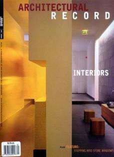 Architectural Record - US Edition International Magazine Subscription Architectural Record - US Edition International Magazine Subscription