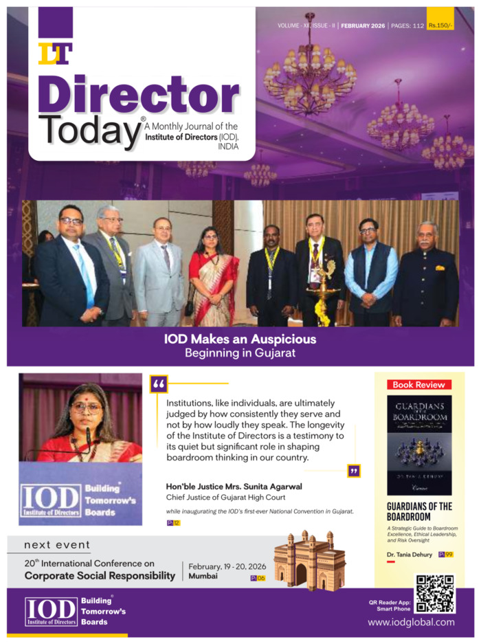 Director Today August 2025 Issue Magazine Subscription Cover